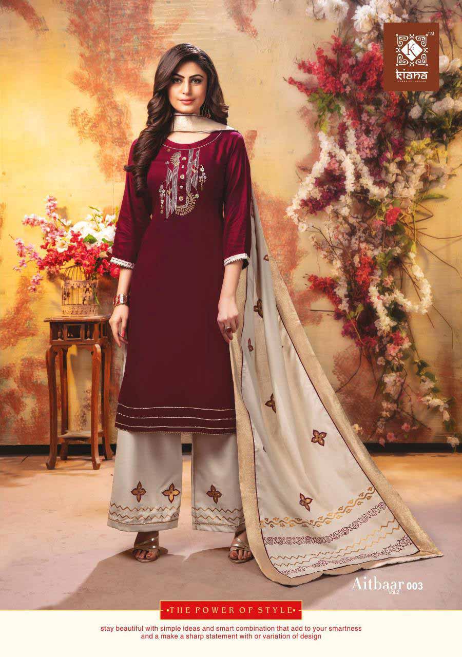 Kiana Aitbaar Vol-2 Gold Foil Print Kurti Sets Kiana Aitbaar Vol-2 Gold Foil Print Kurti Sets